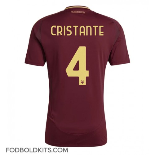 AS Roma Bryan Cristante #4 Hjemmebanetrøje 2024-25 Kortærmet